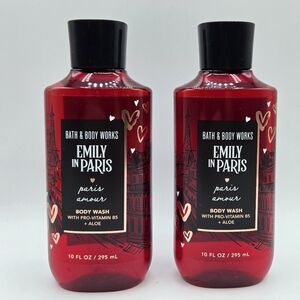 Bath & Body Works Emily in Paris Paris Amour Body Wash Bundle Set